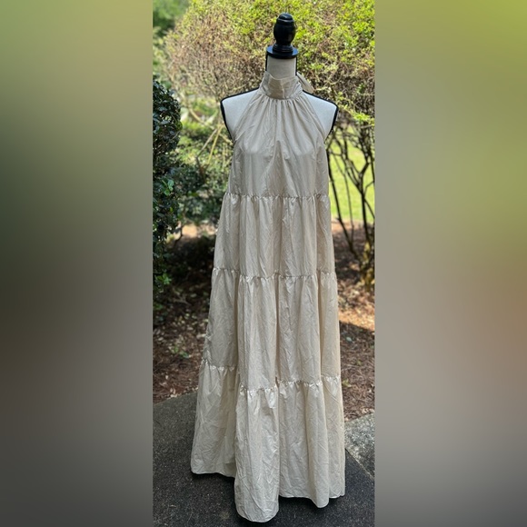 NWT - Theory halter maxi dress-size L - Picture 2 of 10
